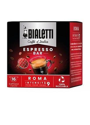 Капсулы bialetti caffe d'italia roma для gioia, 16 шт