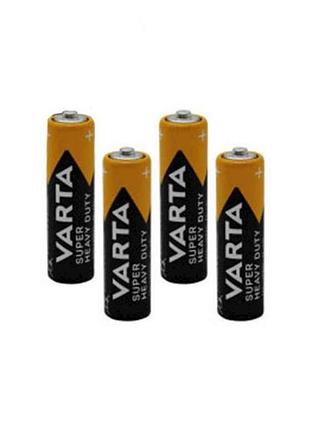 Батарейка r6/aa super heavy duty 4шт. спайка тм varta