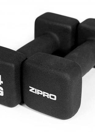 Гантелі неопренові zipro 2 х 2 кг 8 кг