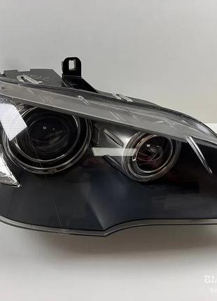 Передняя правая фара на bmw x5 e70 дорестайл ксенон