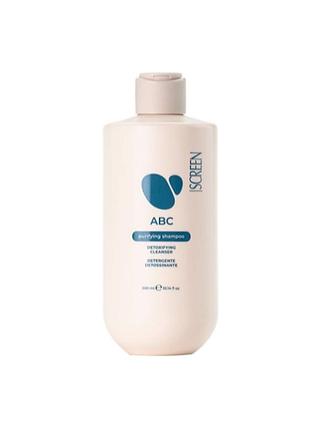 Очищающий и детоксицирующий шампунь для жирной кожи головы screen abc purifying shampoo