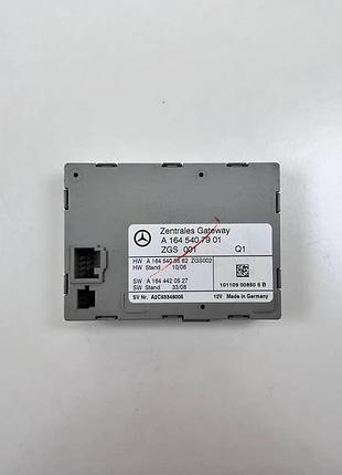 Блок управления центральным шлюзом zgs на mercedes ml w164/gl x164 а1645407901