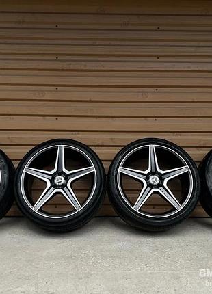 Диски amg с резиною r22 на mercedes
