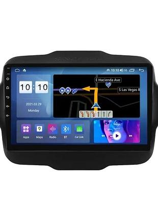 Штатна магнітола серії mekede m200s під jeep renegade 2014-2018 9 дюймів