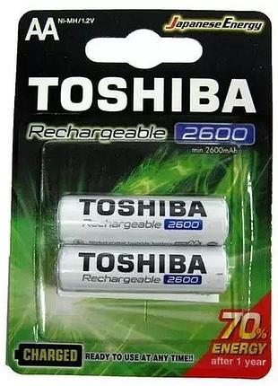 Акумулятор aa toshiba 2600mah блістер 2 шт ft