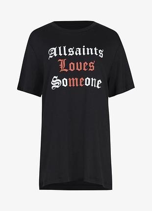 Футболка allsaints amie boyfriend tee t-shirt