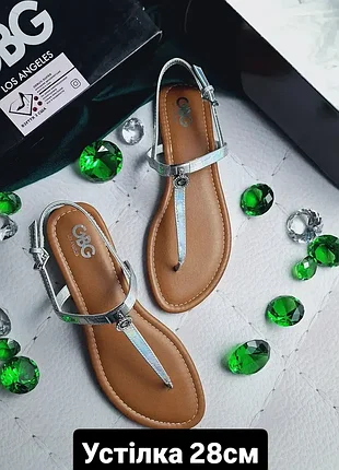 G by guess оригінал сріблясті сандалії