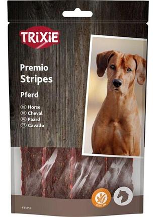 Ласощі trixie premio horse stripes для собак з кониною 11 см 100 г