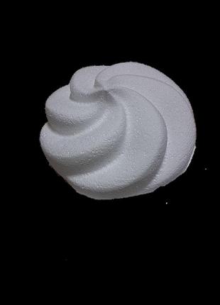 Пінопластова зефірка (маршмелоу) 30 см,не фарбована