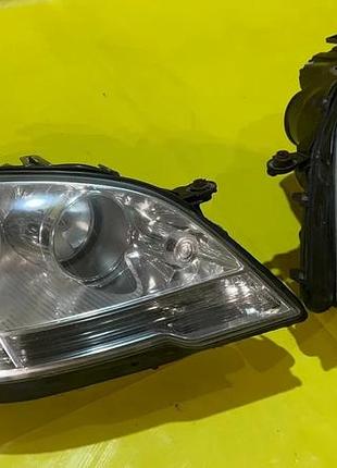 Передняя левая фара на mercedes ml w164 рестайл галоген