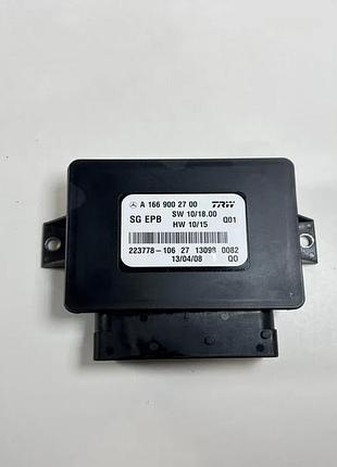 Блок керування ручного гальма на mercedes ml w166/gle a1669002700