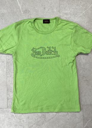 Футболка жіноча vintage von dutch t-shirt small medium