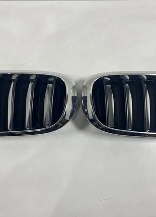 Решетки бампера на bmw x5 f15/x6 f16