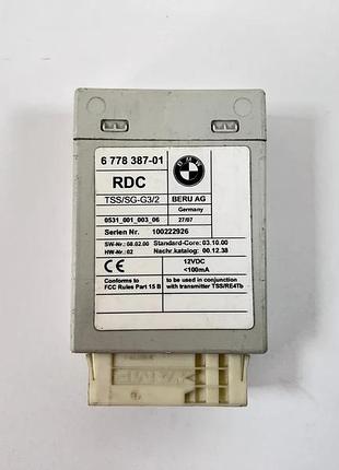 Блок керування rdc тиску в шинах на bmw 6782800