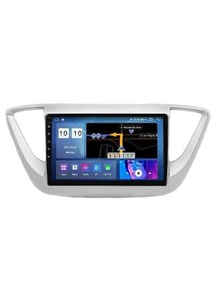 Штатна магнітола серії mekede m200s під hyundai solaris 2 verna 2017-2018 accent 2017-2022 (w1) 9 дюймів