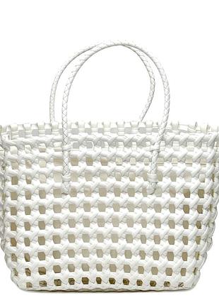 Незвичайна сумка пластмаса білий арт.1805 white (54)