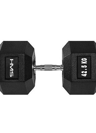 Гантель шестигранна hms hex pro, 14 кг 22,5 кг 42,5 кг
