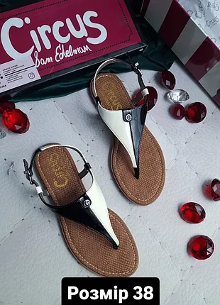 Sam edelman оригінал чорно-білі сандалі