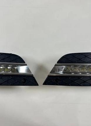 Противотуманные фары drl на mercedes ml w164 рестайл