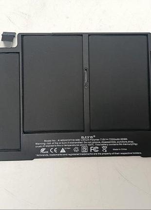 Акумулятор klesys для macbook air 13" (a1405 / a1377 / a1496) 7.6v 7200mah 55wh