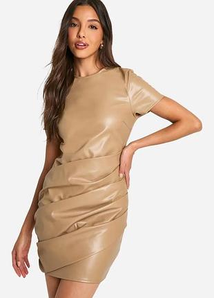 Плаття екошкіра boohoo шкіряне плаття