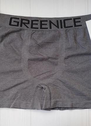 Мужские боксеры greenice бесшовные серый xxxl\xxxxl 4605