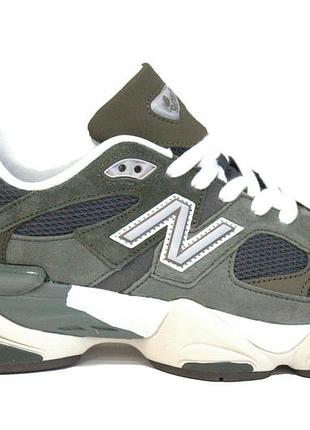 Мужские кроссовки new balance 9060 весна-осень замша текстиль молодежные кроссовки 46