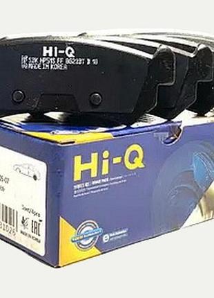 Колодки задние лачетти до 2007 hi-q старый образец (дисковые тормозные колодки lacetti)