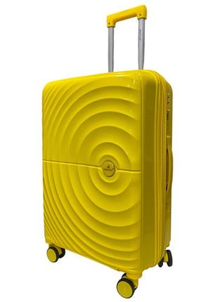 Валіза дорожня поліпропілен жовтий арт.42203 yellow (s) madisson французька