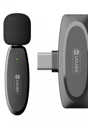 Беспроводной микрофон для телефона usb c veron m18-c