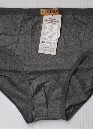 Труси чоловічі veriboy плавки сірий темний 3xl 1704