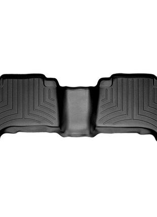 Коврики в салон toyota land cruiser prado 120/lexus gx470 2003-2008, с бортом, задние, черные, weathertech 440702