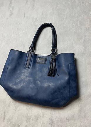 Сумка guess  синя 2