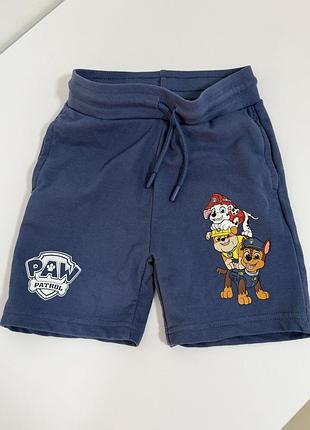 Шорти primark paw patrol для хлопчика розмір 110