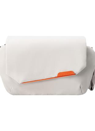 Сумка-слінг через плече k&f concept urban wander 10l white для фотокамери, аксесуарів та штатива (kf13.213v1)