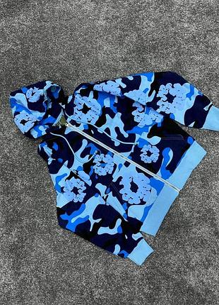 Соуп худи denim tears синяя