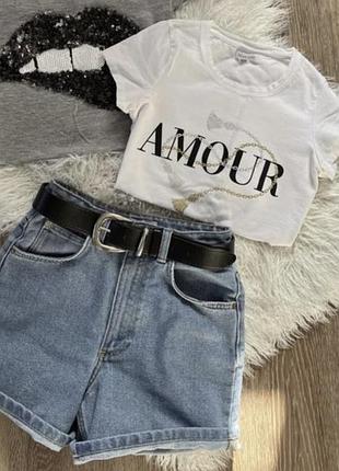 Футболка белая amour