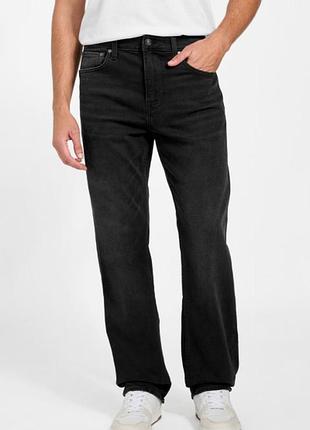 Джинсы guess eco mason прямые 19781 jet black multi