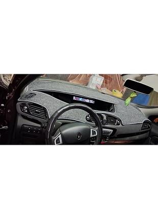 Накидка на панель приладів renault grand scenic 3 пок 2009-2015