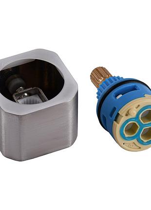 Sc-sku-200-кран-букса переключения с квадратной рукояткой. д/душ систем sus, 3-х ходовая