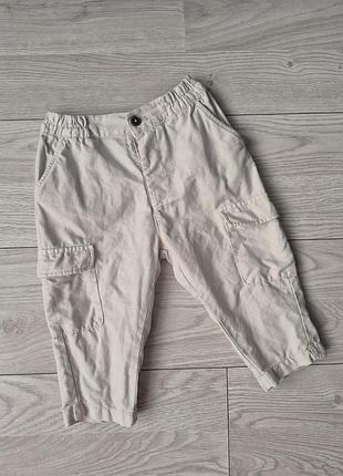 Детские брюки, брюки карго zara лён