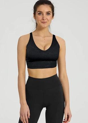 Спортивний топ зі знімними вкладками для жінки layer 8 qwick-dry lf4103 s чорний