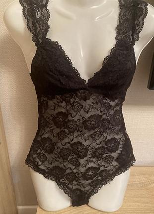 Боді із мережива h&m розмір s розмір в 75/в