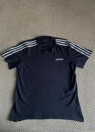 Футболка чоловіча adidas синя розмір m
