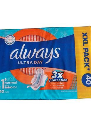 Гігієнічні прокладки always ultra ароматизовані normal quatro 40 шт. 1342
