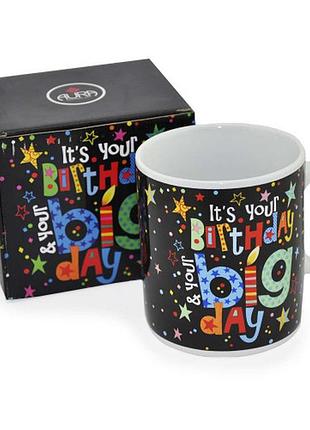 Кухоль гігант birthday 15х12,5 см 1 л кераміка 1pck-4232