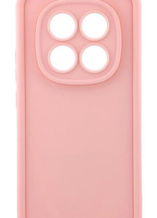 Чехол shock case для xiaomi redmi note 15 pro plus бампер силиконовый светло-розовый