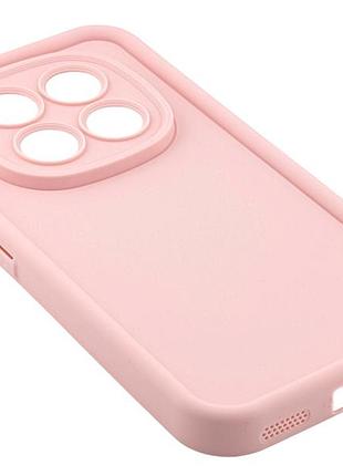 Чехол shock case для xiaomi redmi note 15 pro plus бампер силиконовый светло-розовый 2