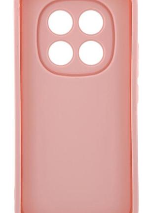 Чехол shock case для xiaomi redmi note 15 pro plus бампер силиконовый светло-розовый 3