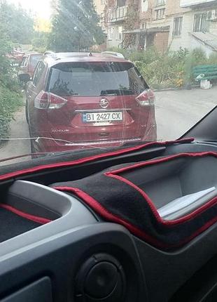 Накидка на панель renault master 2011+